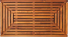 sauna wood floor mat