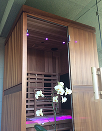 sauna in home